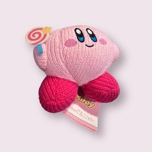 NWT TOMY Kirby Nuiguru Knit Light Pink Plush Figure Toy 6"